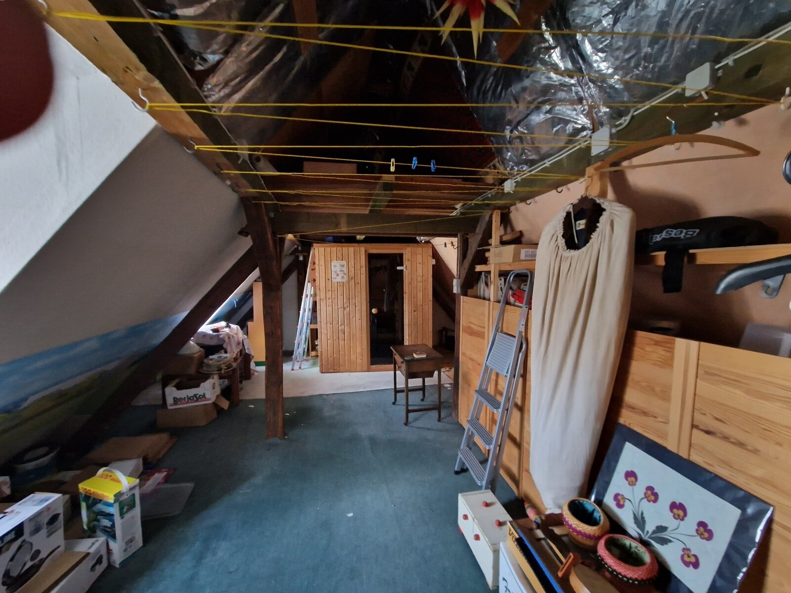 Dachboden mit Sauna