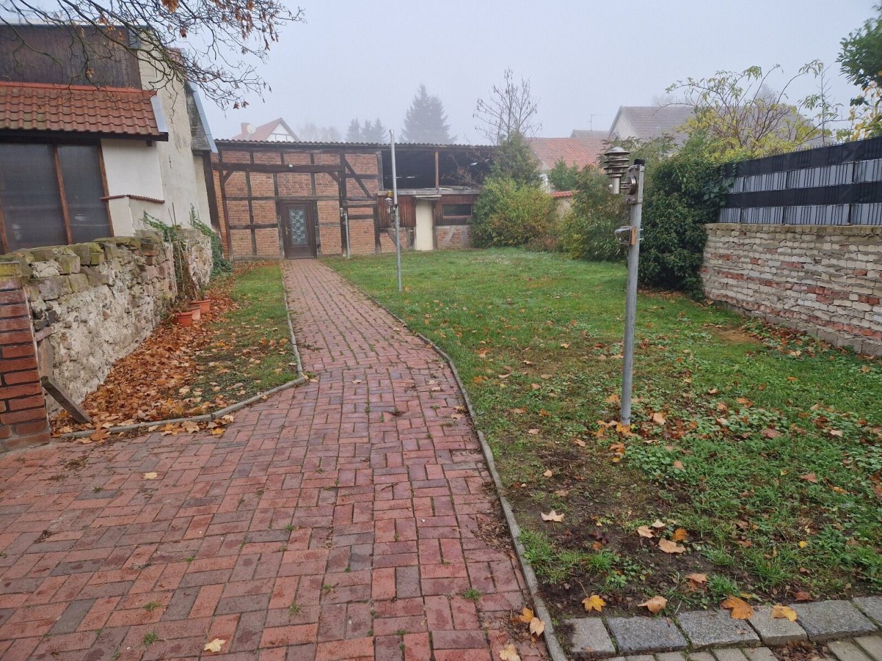 Blick auf den Hof
