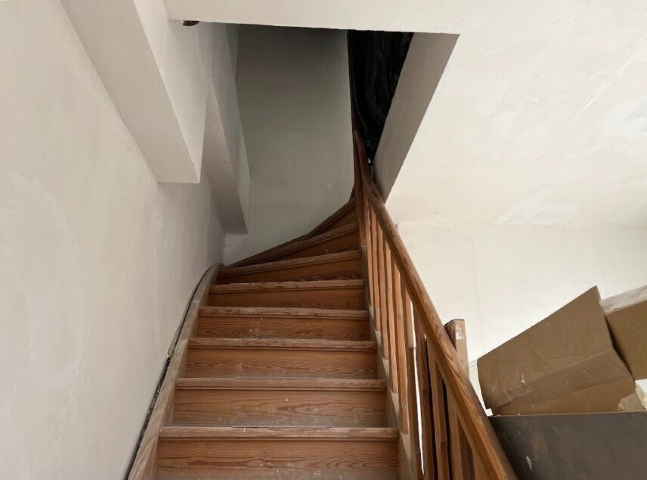 Treppe zum Dachboden