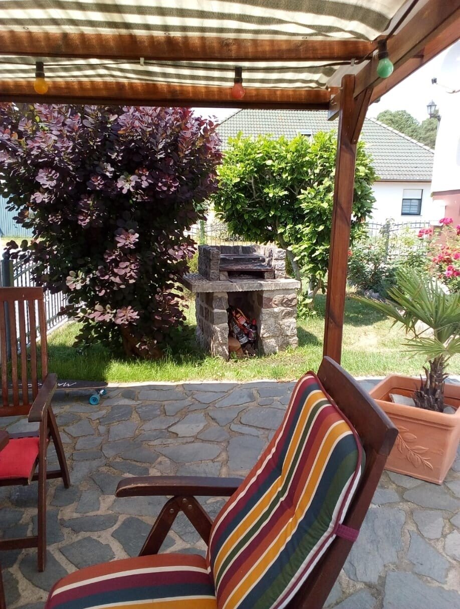 Blick auf das Grundstück